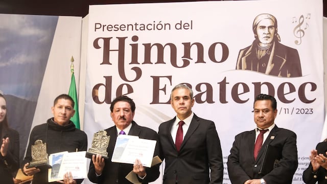 Fernando Vilchis presenta himno de Ecatepec