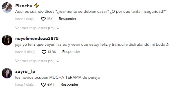 Reacción al ataque que recibió una mujer por ir a la boda de su ex