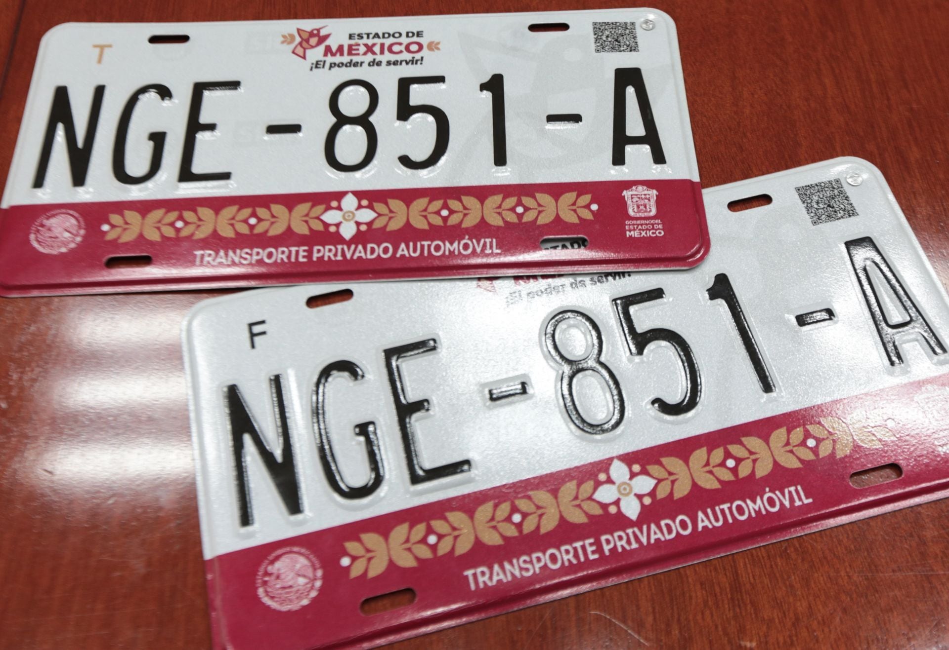 Placas vehiculares del Estado de México