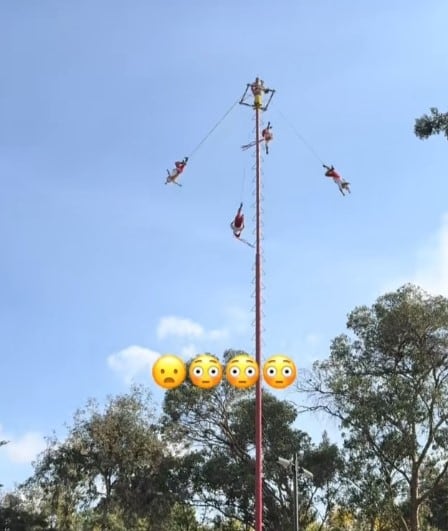 Tiktoker de Estados Unidos criticó a los Voladores de Papantla