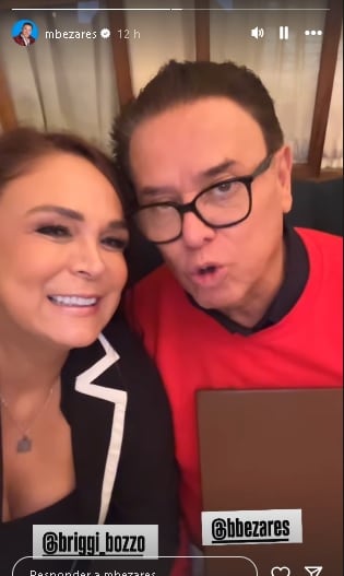 Mario Bezares comienza a crear contenido en Instagram con su esposa, Brenda Bezares.