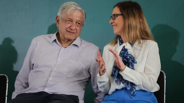 Andrés Manuel López Obrador y Beatriz Gutiérrez Müller