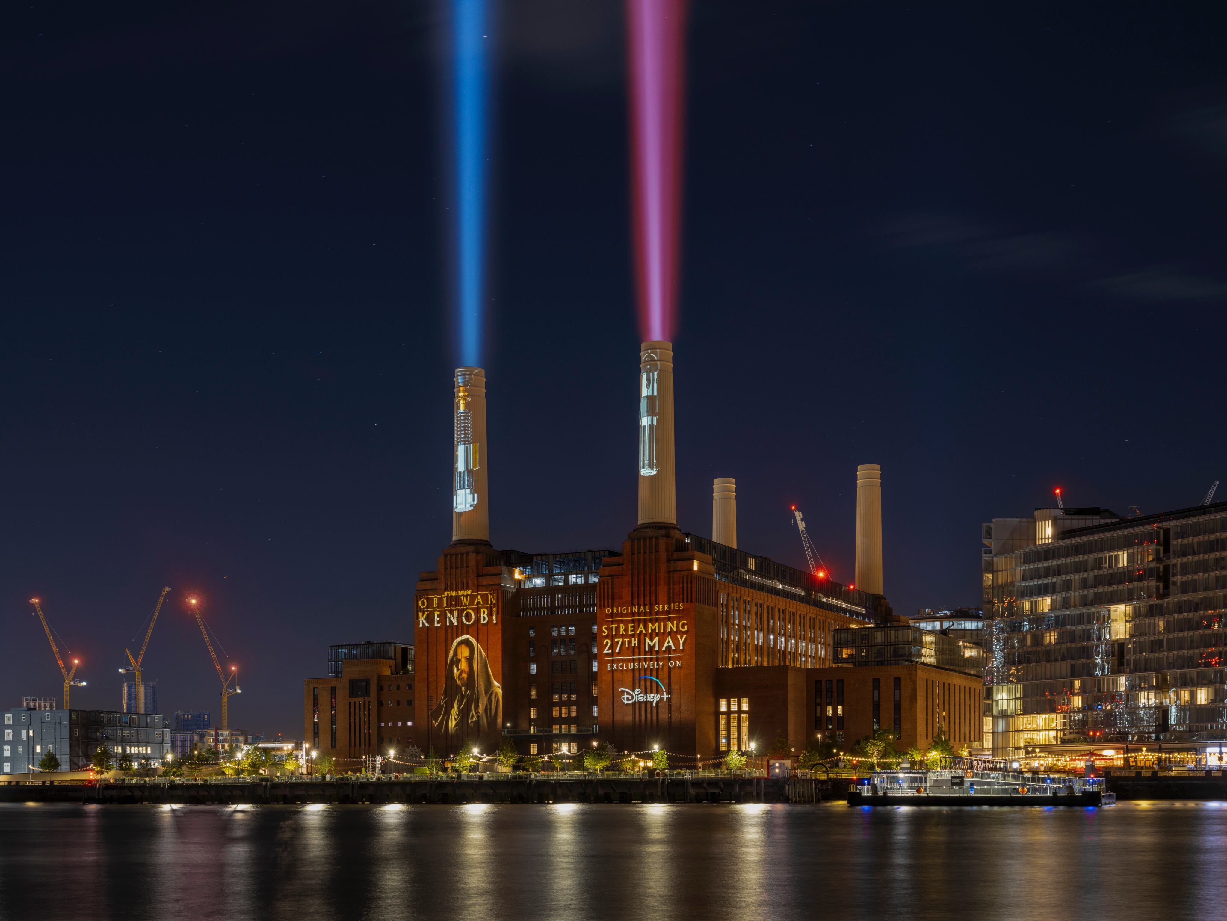 Battersea de Londres celebra llegada de la serie de 'Obi-Wan Kenobi' a Disney+