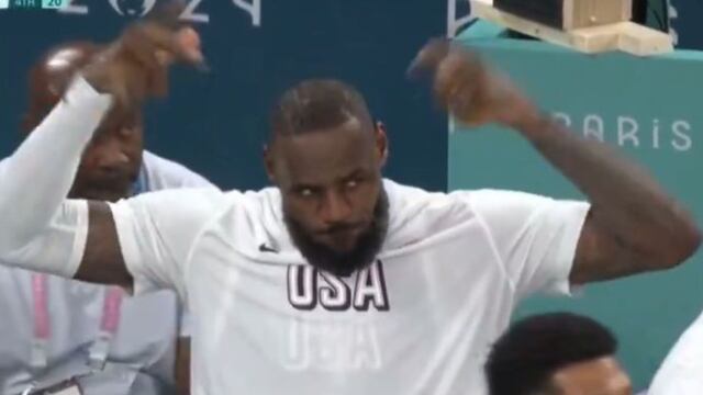 LeBron James agradeció ovación que no era para él.