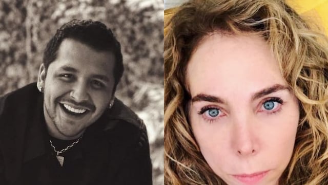 Christian Nodal y Belinda Schüll, mamá de Belinda.