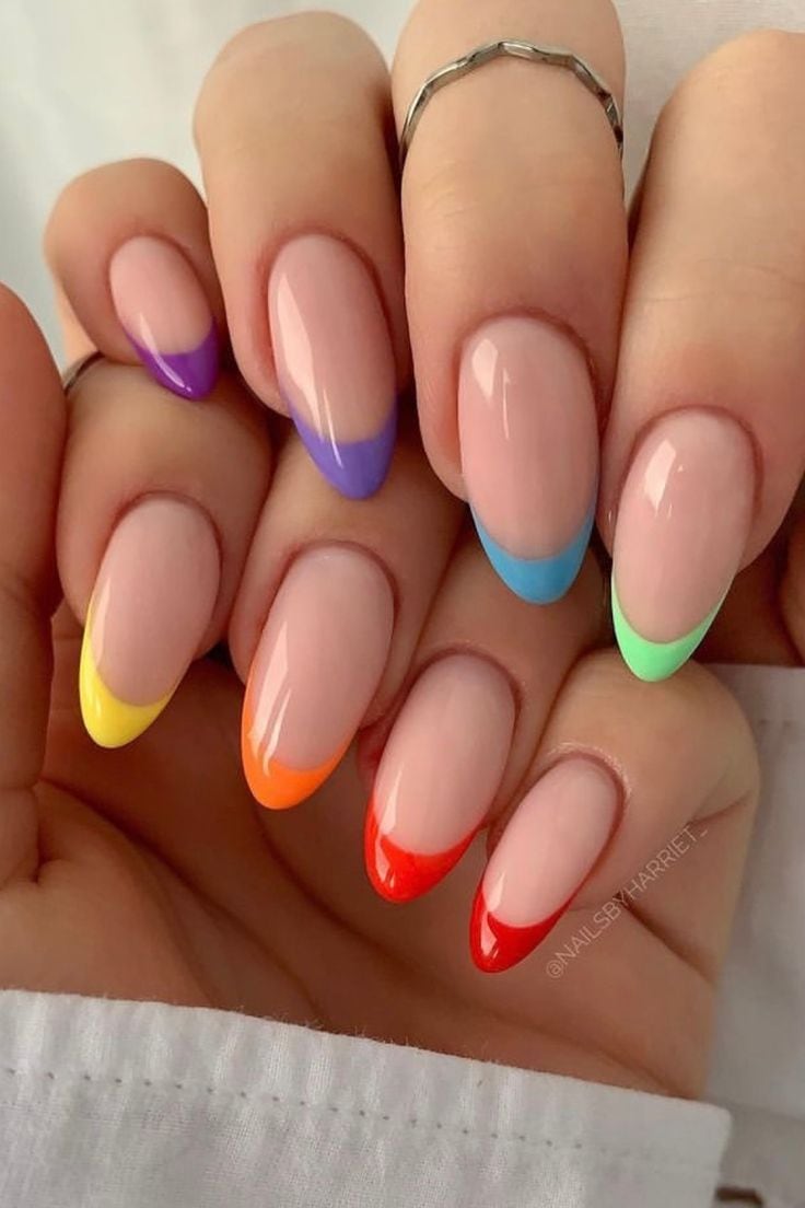 Diseños de uñas para el verano: Verano casual