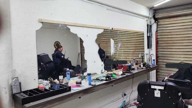 Balacera contra barbería en Coacalco