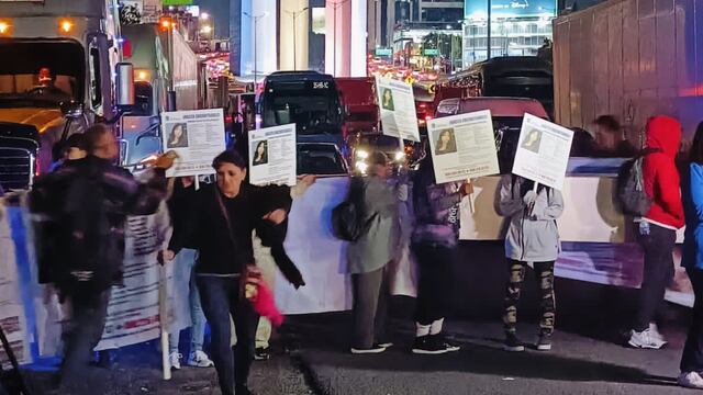 Bloqueo por la desaparición de Kimberly Moya en Naucalpan