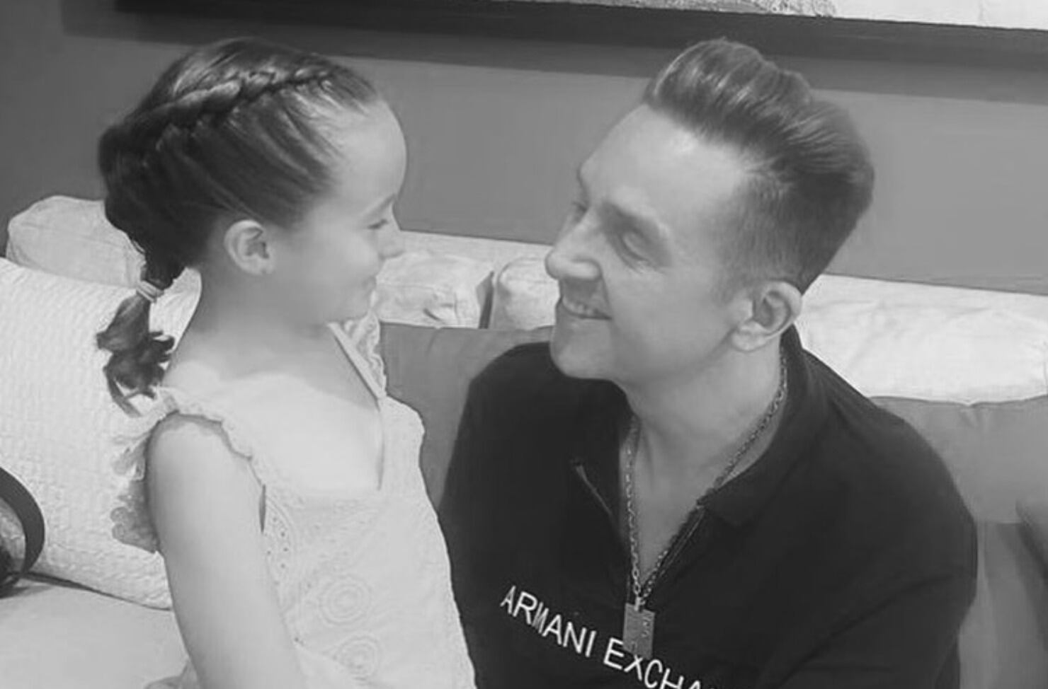 Daniel Bisogno y su hija, Michaela Bisogno