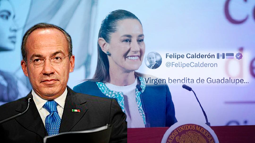 La respuesta de Calderón al anuncio de que no habría mañanera de Sheinbaum en el Día de la Virgen