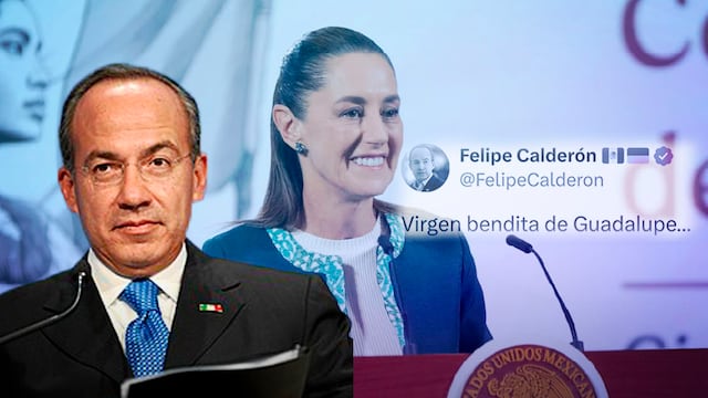 Calderón mañanera de Sheinbaum Día de la Virgen