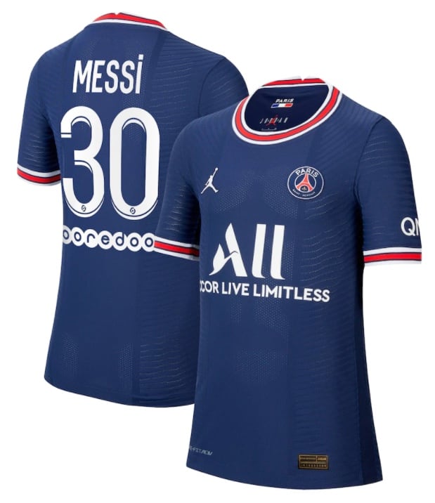 Playera del PSG Lionel Messi