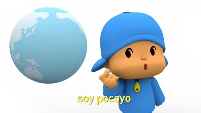 Pocoyó en lengua de señas