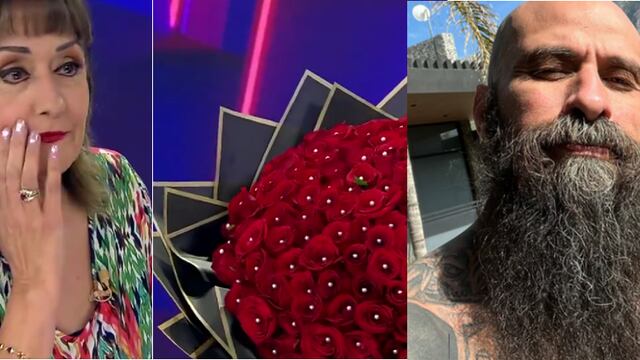 Babo regala rosas a la Lic. María Julia Lafuente