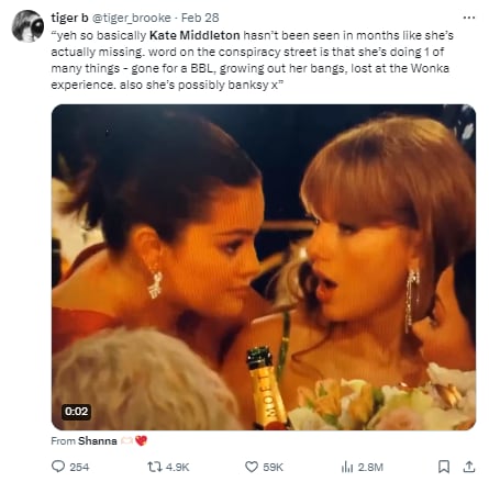 Memes por la desaparición de Kate Middleton en el mundo Willy Wonka