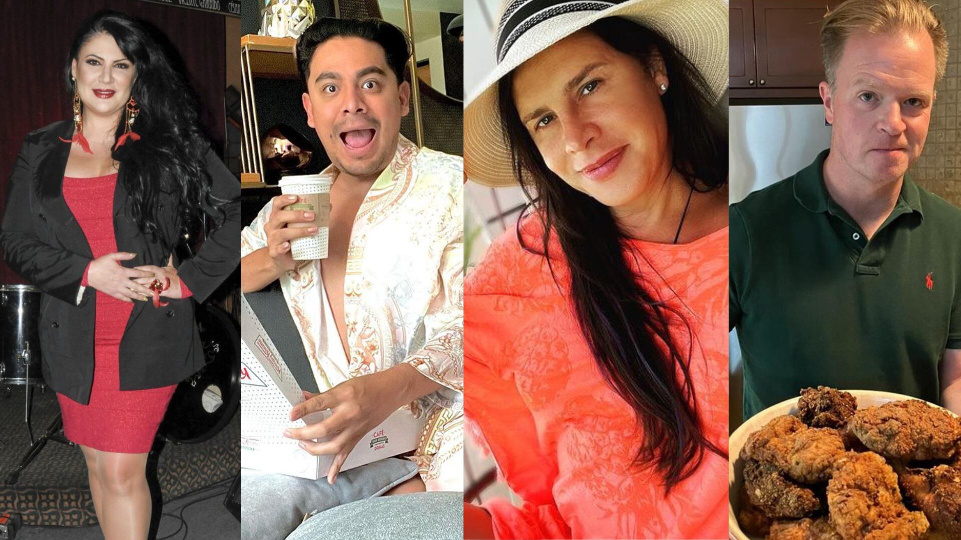 Alejandra Ávalos, Ricardo Peralta, Karla Sofía Gascón y Arturo López Gavito en MasterChef Celebrity México.