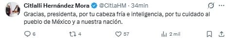 Celebran defensa de la soberanía de Sheinbaum en llamada con Trump