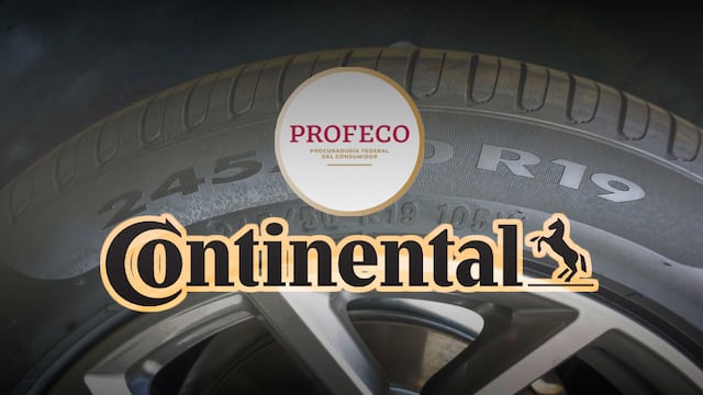 Profeco advierte de llantas Continental