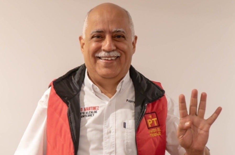 Ranulfo Martínez Valdez, candidato del PT para la alcaldía de Monterrey