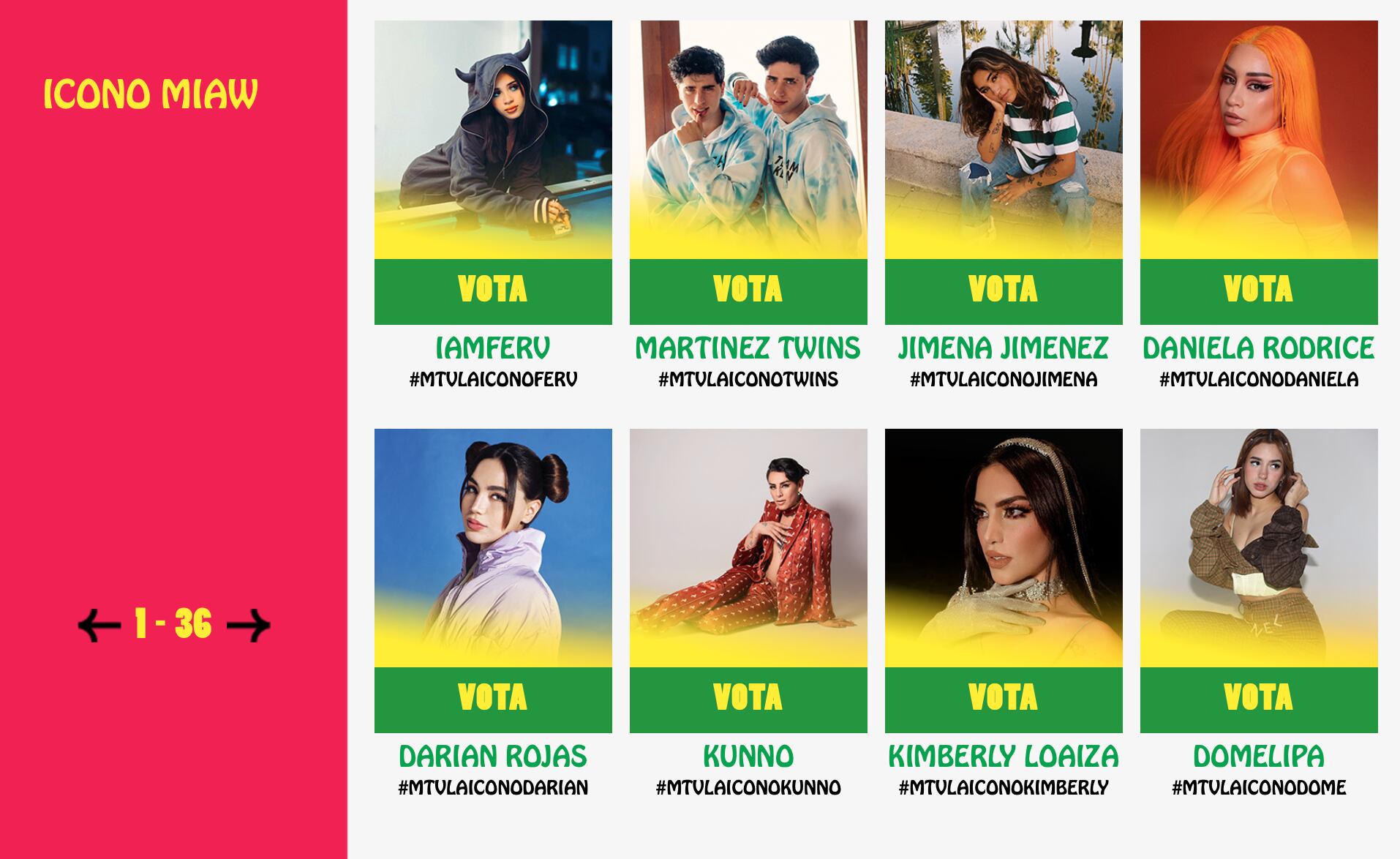 MTV Miaw 2022: Te decimos cómo votar paso a paso