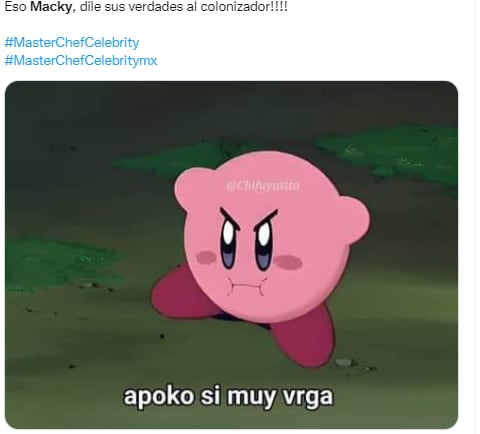 Meme de Macky contra chef Pablo en MasterChef Celebrity.
