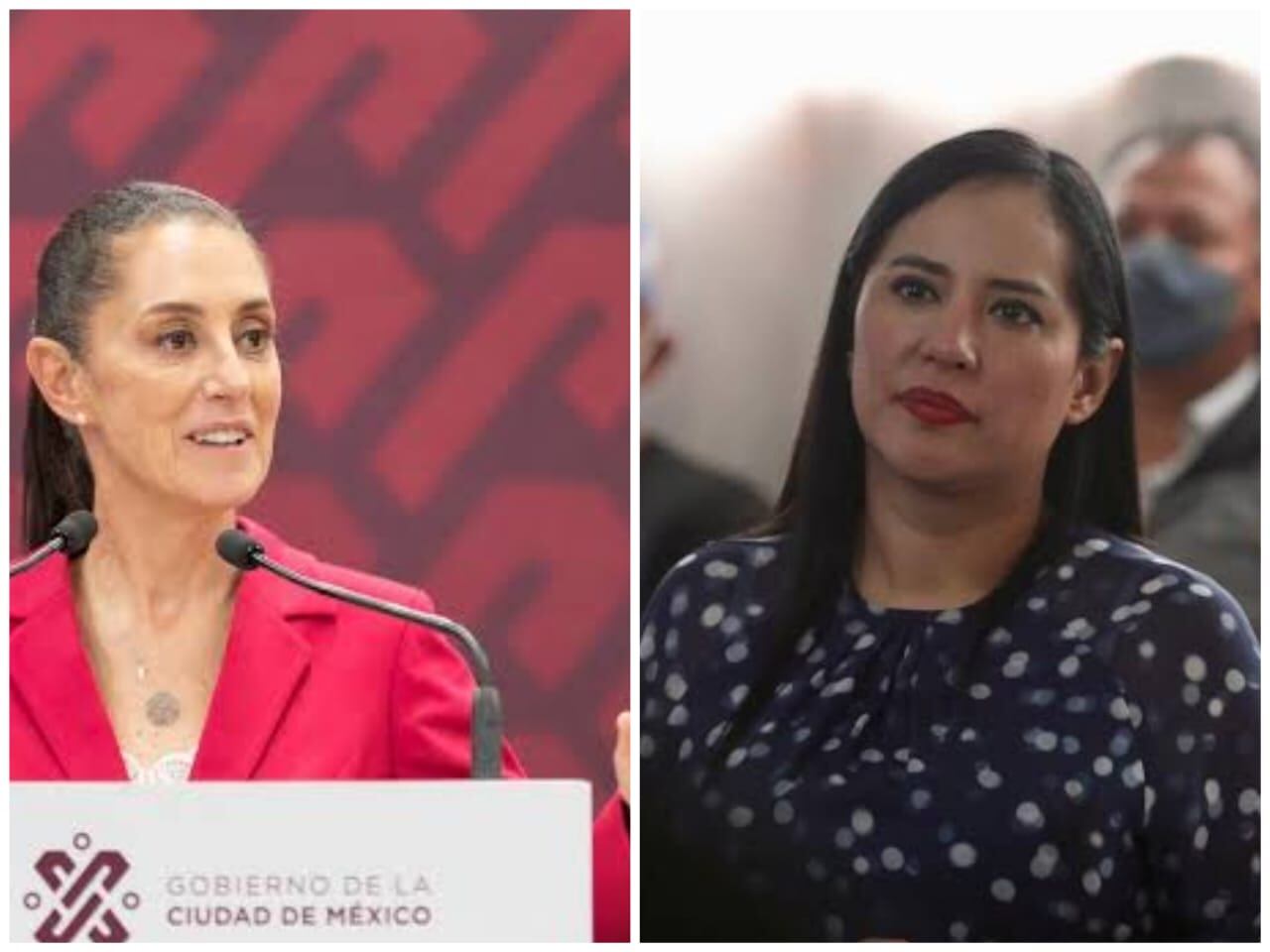 Claudia Sheinbaum y Sandra Cuevas
