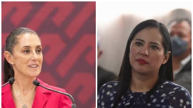 Claudia Sheinbaum y Sandra Cuevas