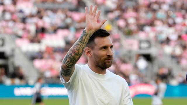 Lionel Messi con el Inter de Miami.