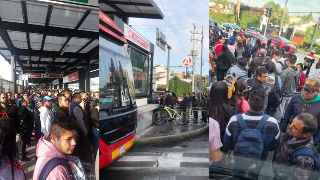 Caos en El Caminero e Indios Verdes