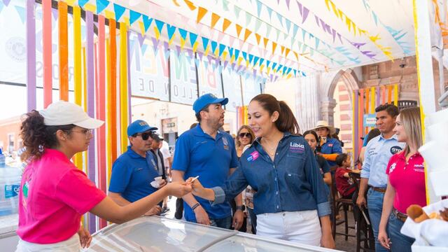 Libia Dennise en gira de trabajo en Dolores Hidalgo