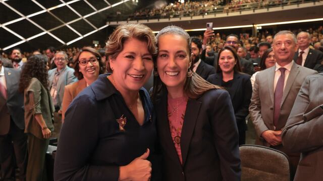 Claudia Sheinbaum y Delfina Gómez