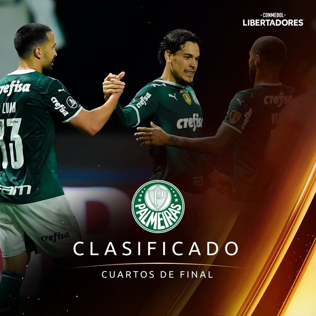 Palmeiras, avanza a los cuartos de final de la Copa Libertadores