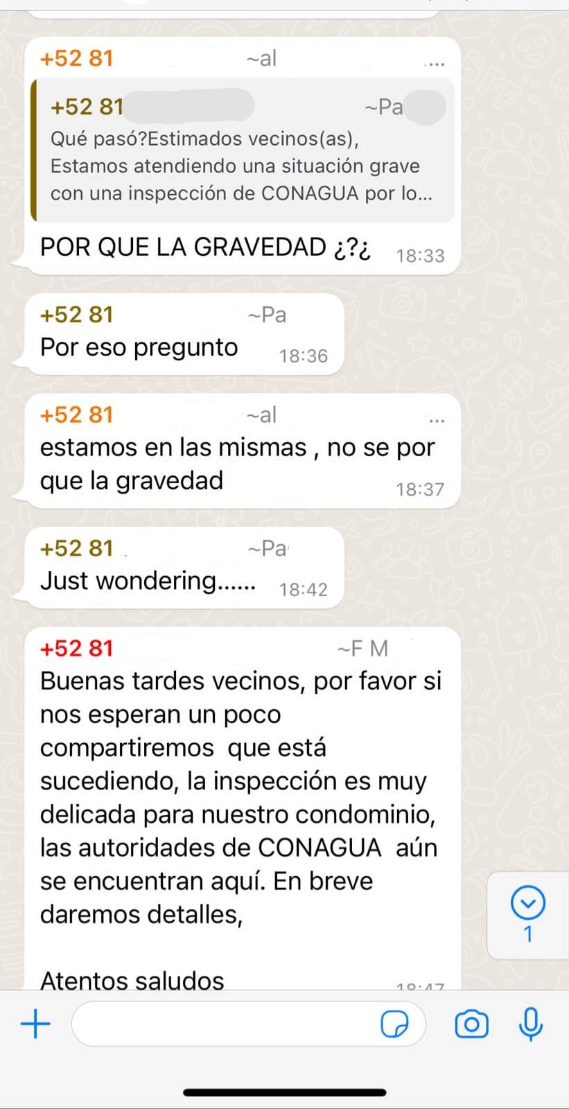 Chat de vecinos de Las Misiones
