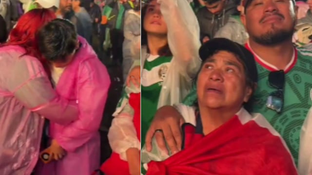 Aficionados lloran el Zócalo tras derrota de México