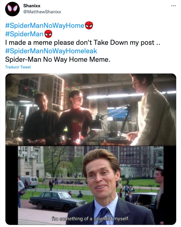 Meme Spider-Man: No Way Home