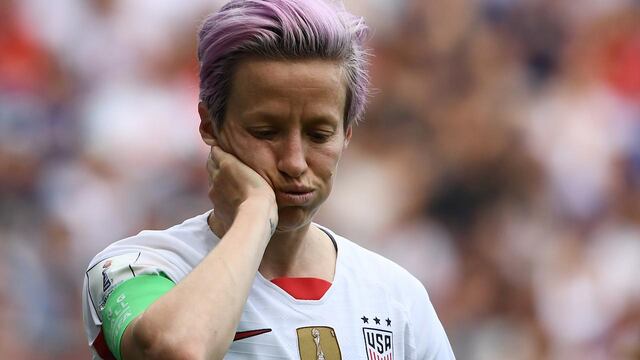 Rapinoe no canta el himno nacional a modo de protesta