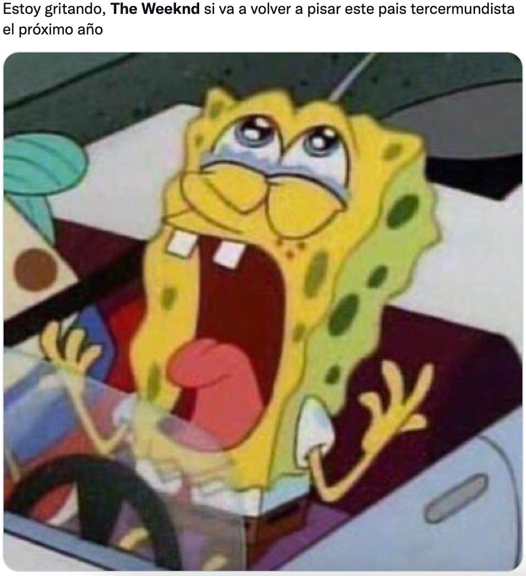 Memes de The Weeknd por su próximo concierto en CDMX