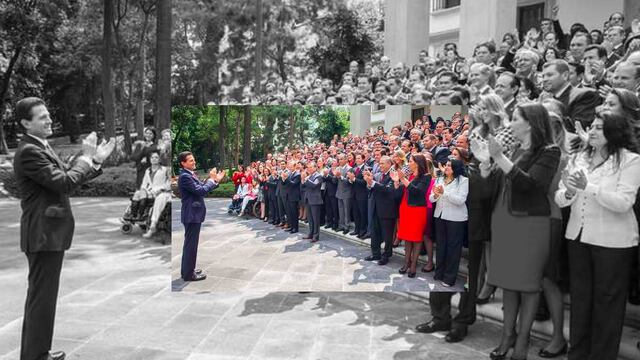 Enrique Peña Nieto con diputados electos
