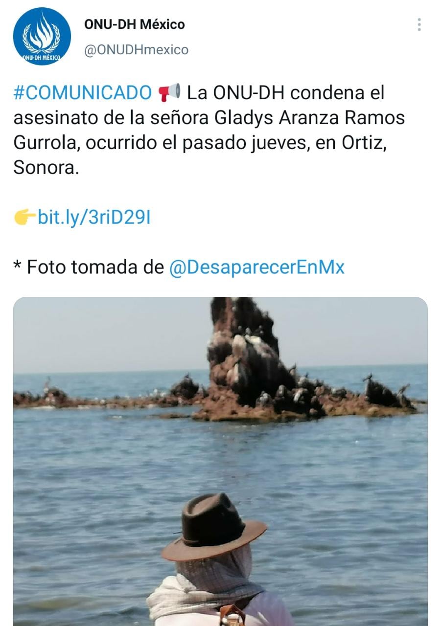 Comunicado de la ONU-DH sobre Aranza Ramos