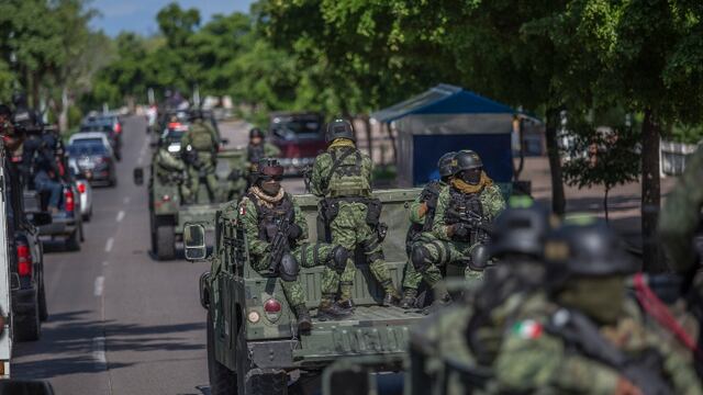 Un total de 600 militares vigilan Culiacán