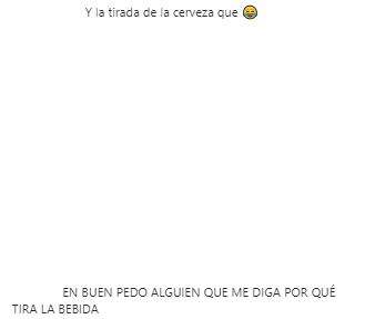 Eduin Caz: Sus fans se preguntan ¿Por qué tiró alcohol al suelo?