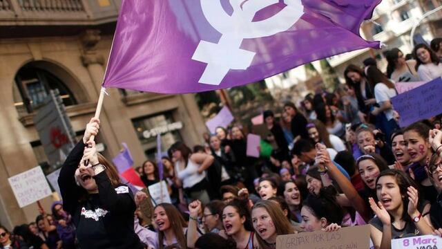 Feministas en España/AFP