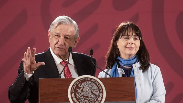 María Elena Álvarez-Buylla y Andrés Manuel López Obrador