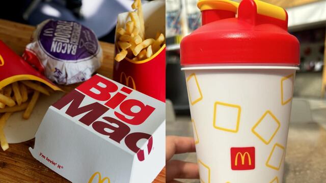 Promoción de los vasos McDonalds 2023 de Navidad
