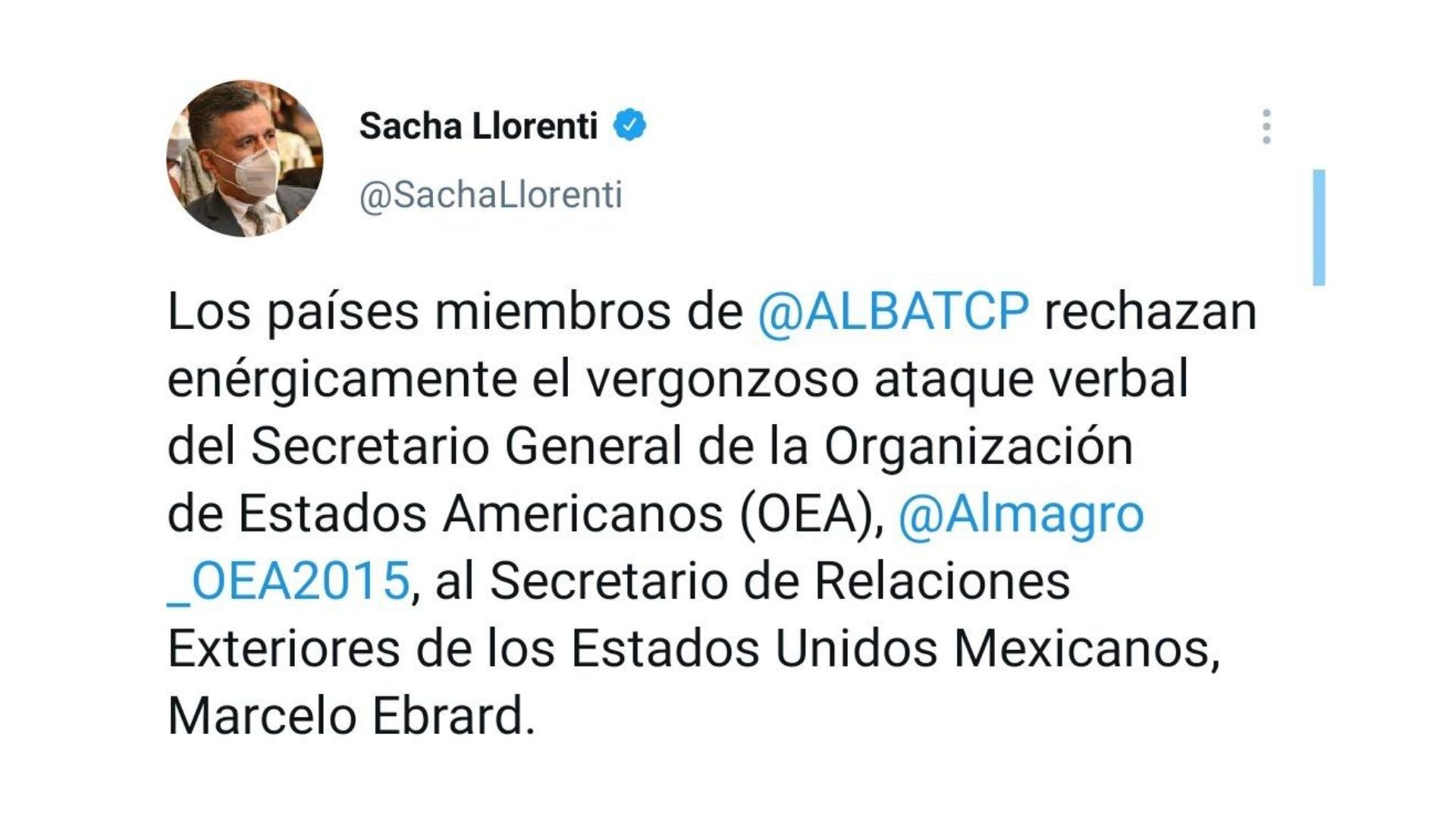 Pronunciamiento de la Alianza Bolivariana