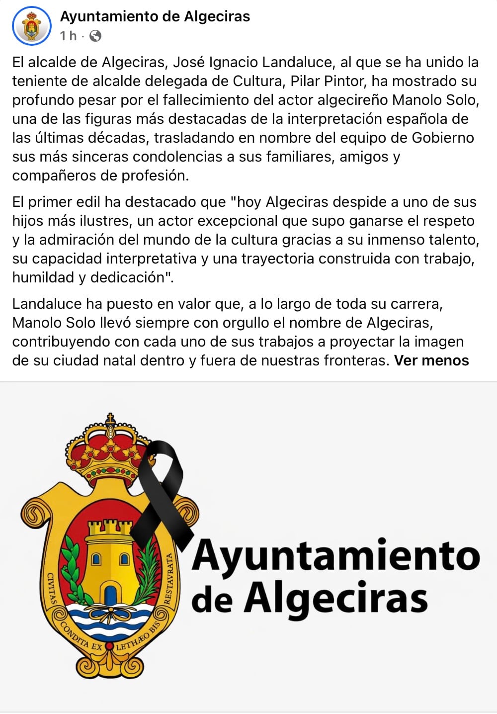 Muere Manolo Solo, ganador del Goya, a los 62 años
