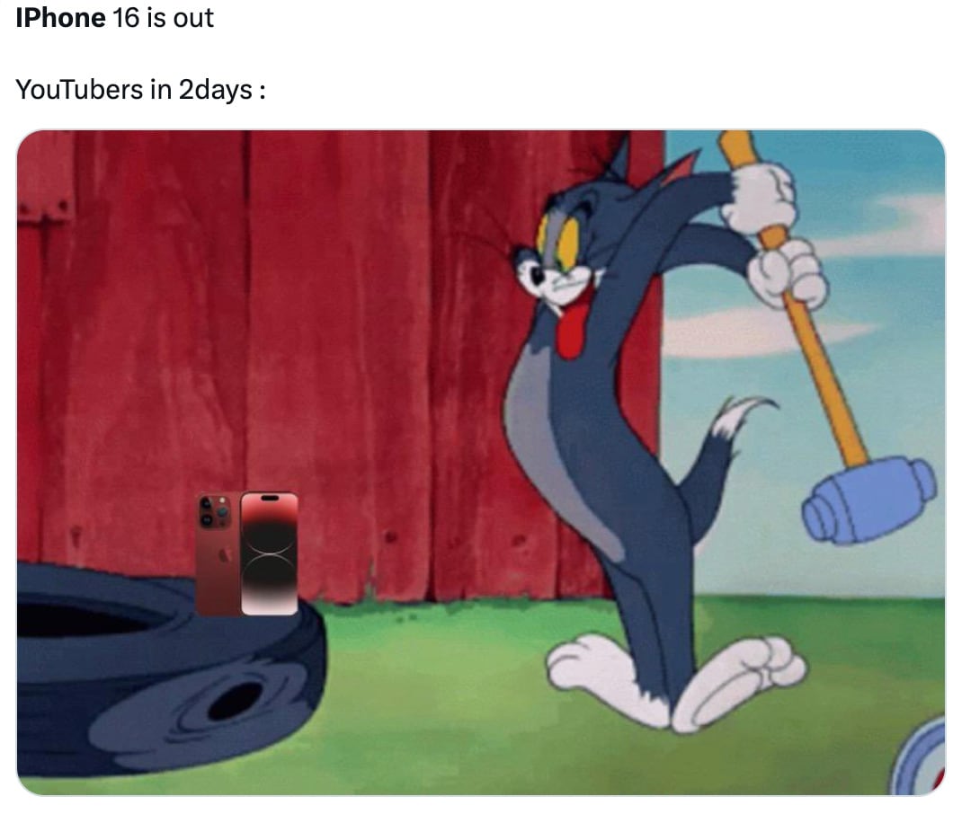 Memes del iPhone 16 y iPhone 16 Pro Max