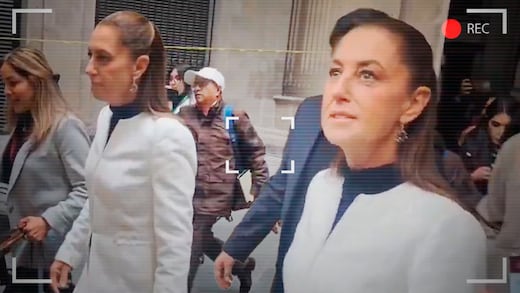 Así evacuaron a Sheinbaum de Palacio Nacional durante el sismo de 6.5