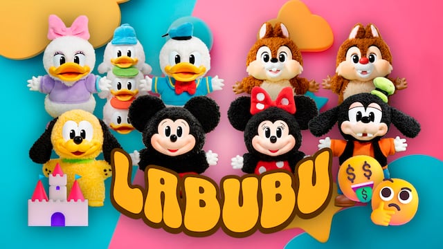 ¿Labubus de Disney? Los nuevos llaveritos se parecen a los muñequitos
