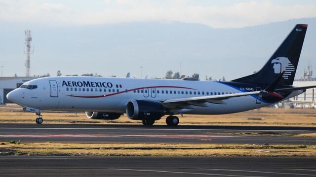 Avión de Aeromexico